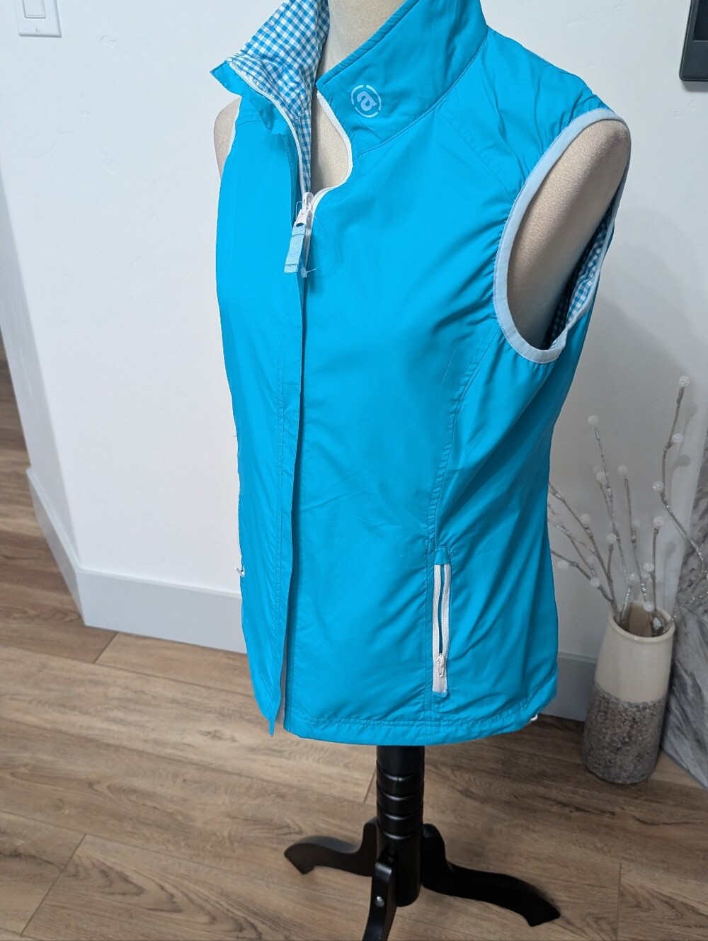 Lightweight Turquoise Women’s Vest - Sleeveless Jacket